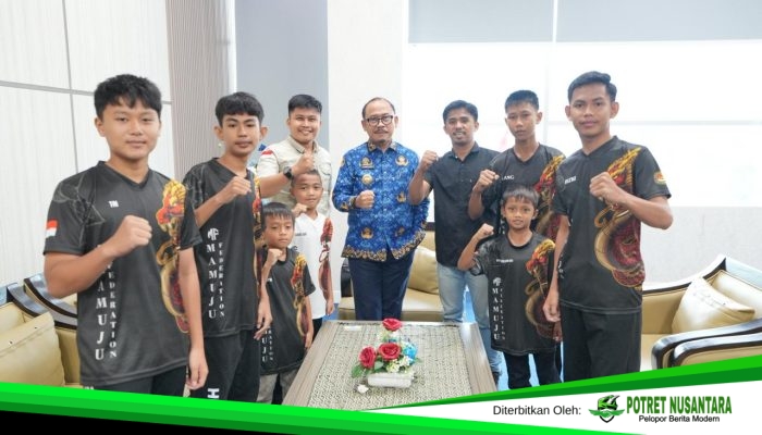 Gubernur Sulbar Beri Semangat Atlet MF Taekwondo Jelang PATRIOT Indonesia Taekwondo Championship 2026