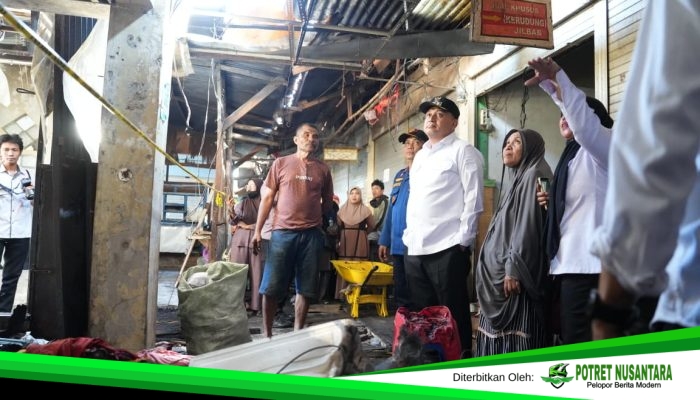 Pasar Pa’baeng-baeng Terbakar, Munafri Pastikan Perbaikan dan Akses Modal Pedagang