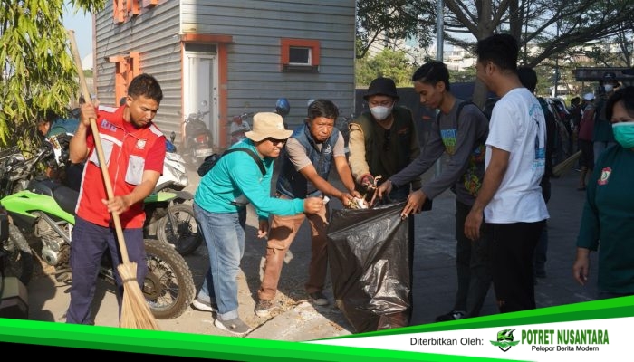 World Clean Up Day 2026, DLH Makassar Bersihkan Darat hingga Pesisir Mariso