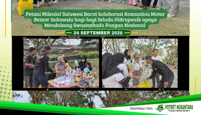Hari Tani Nasional di Polman, Selada Hidroponik Dibagikan ke Masyarakat