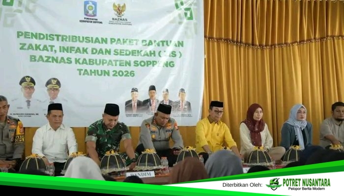 BAZNAS Soppeng Salurkan ZIS Rp136 Juta kepada 395 Penerima, Bupati Tekankan Objektivitas Pendataan
