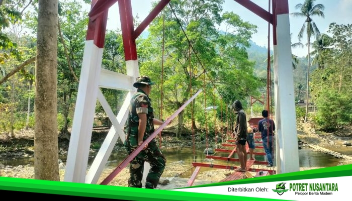 Jembatan Garuda Kunyi Mulai Dipasangi Gelagar Baja, Warga Nantikan Akses Ekonomi