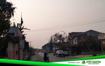 Kabut Asap Selimuti Polman, DLHK Belum Bisa Pastikan Kualitas Udara