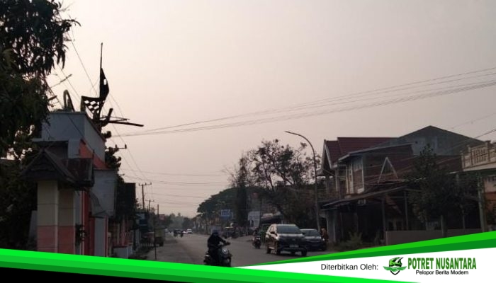 Kabut Asap Selimuti Polman, DLHK Belum Bisa Pastikan Kualitas Udara