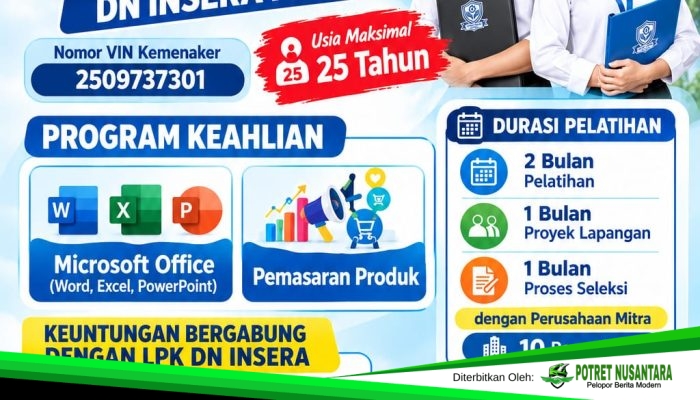LPK DN Insera Palopo Buka Pelatihan, Perluas Peluang Kerja Lewat Dua Program Keahlian