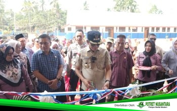 Wujudkan Visi Konsel SETARA, Irham Kalenggo Resmikan Revitalisasi SD/SMP Satap 2 Konawe Selatan