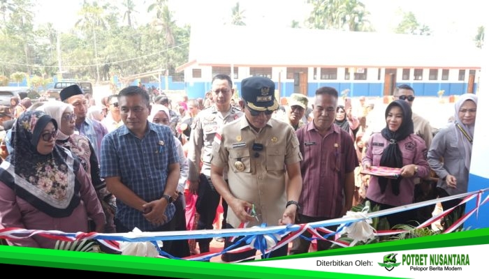 Wujudkan Visi Konsel SETARA, Irham Kalenggo Resmikan Revitalisasi SD/SMP Satap 2 Konawe Selatan