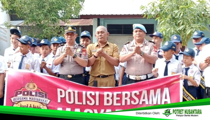 Wakapolsek Maniangpajo Pimpin Upacara di SMPN 2 Maniangpajo, Siswa Diingatkan Jauhi Bullying