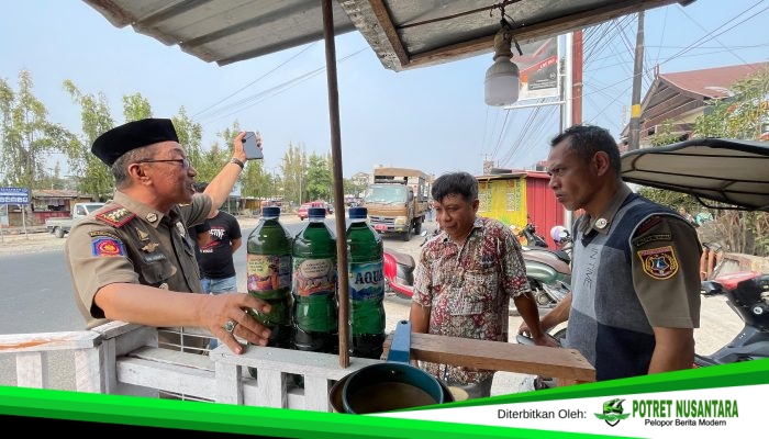Antisipasi Harga Bensin Eceran Melambung, Satpol PP Polman Sisir Tiga Kecamatan