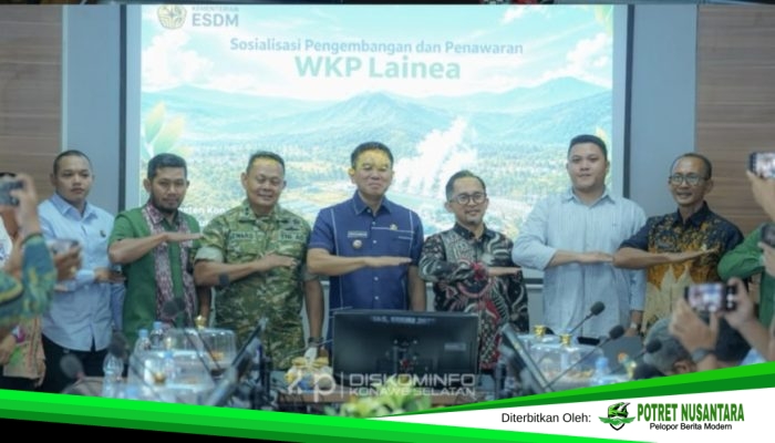 Kementerian ESDM dan Pemkab Konsel Gelar Sosialisasi Pengembangan WKP Lainea